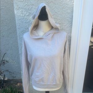 T.la Anthropologie Women's Beige Oatmeal Color Hoodie Sweatshirt Size S